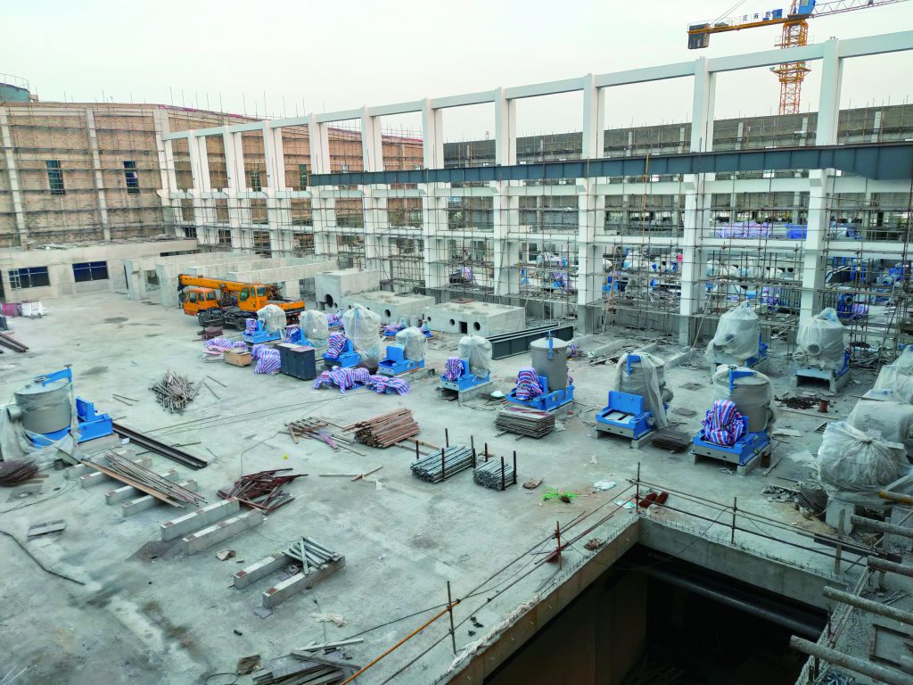 金田纸业100万吨高等灰纸板项目进入装置阶段